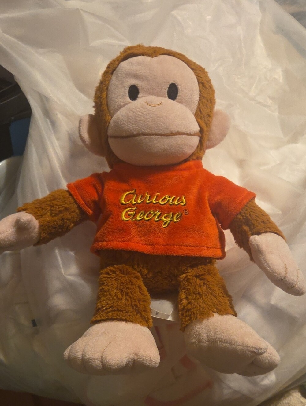 Curious George Plush Monkey in Red Shirt